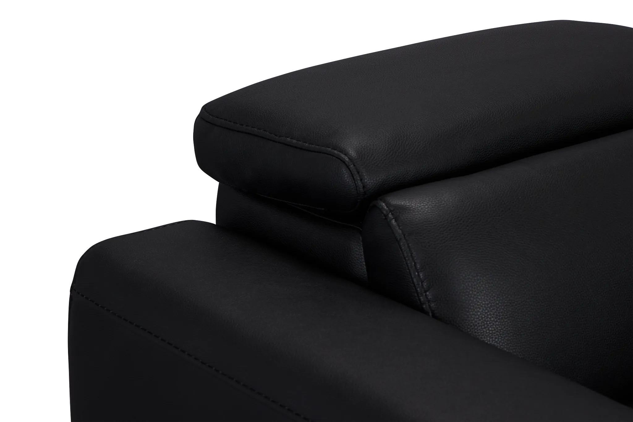 Lombardy Black Micro Power Recliner