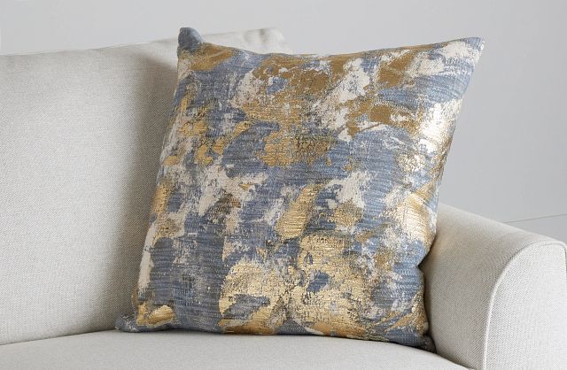 Lucy Blue Accent Pillow