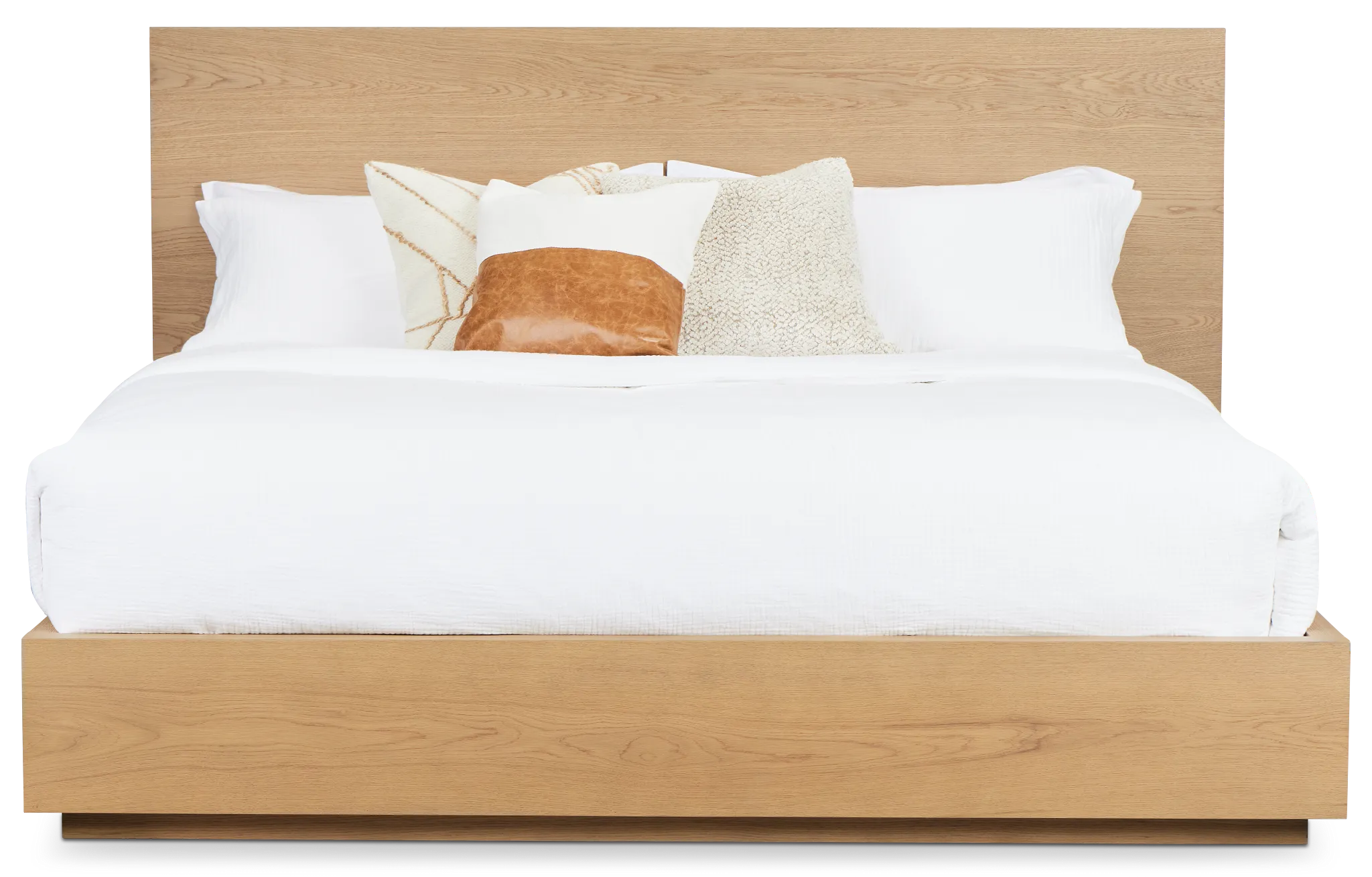 Haven Light Tone Platform Bed