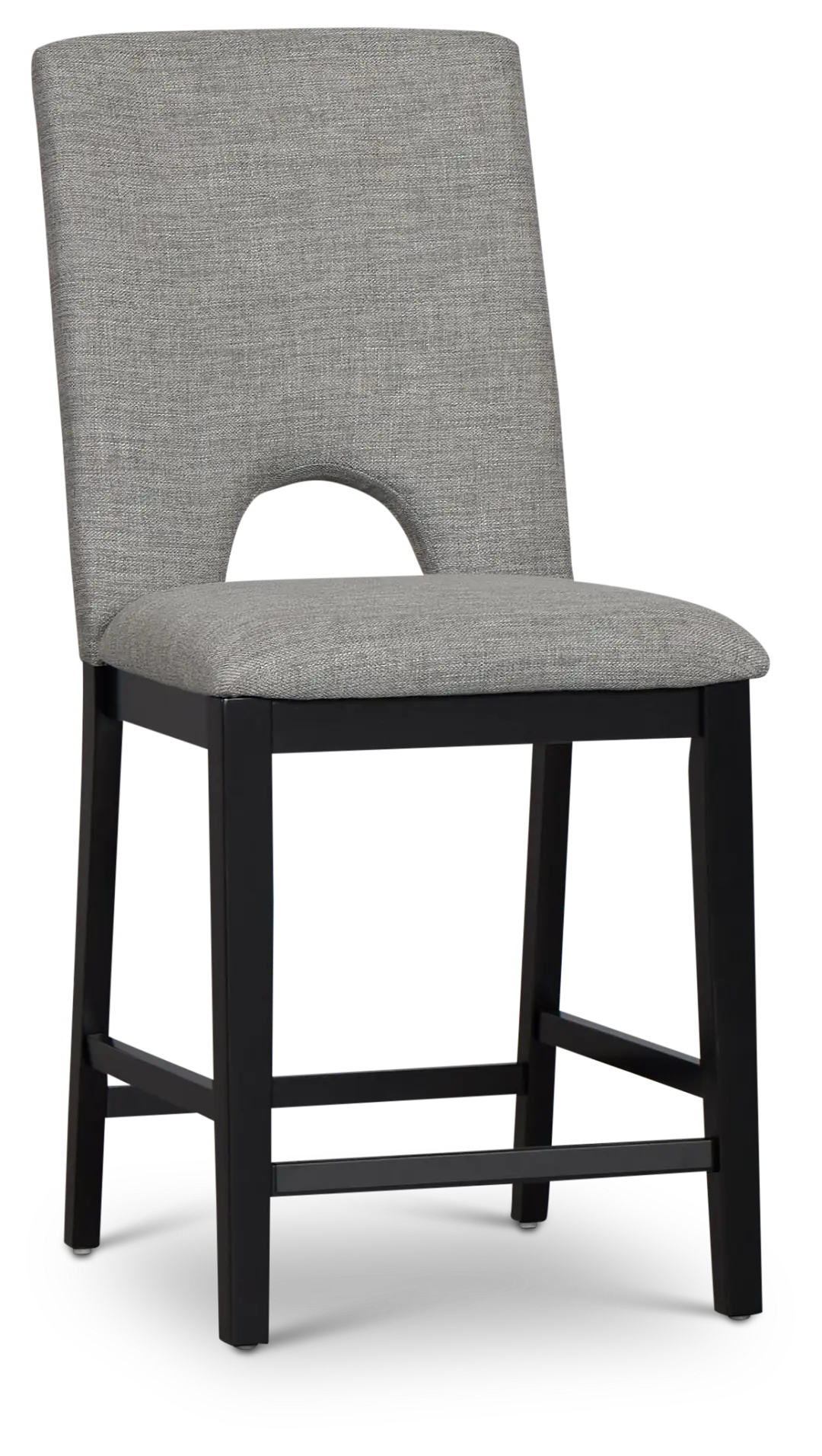 Oxford Graycurved 24" Upholstered Barstool Oxford Graycurved 24" Upholstered Barstool