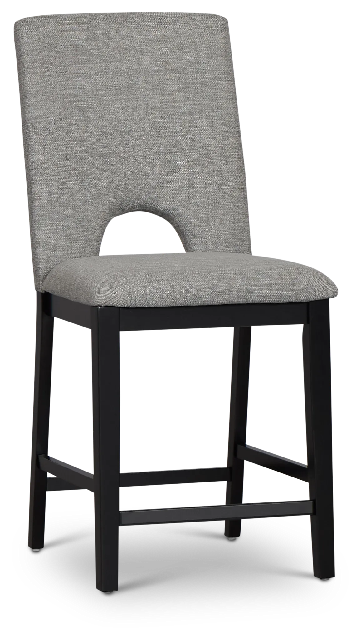 Oxford Graycurved 24" Upholstered Barstool