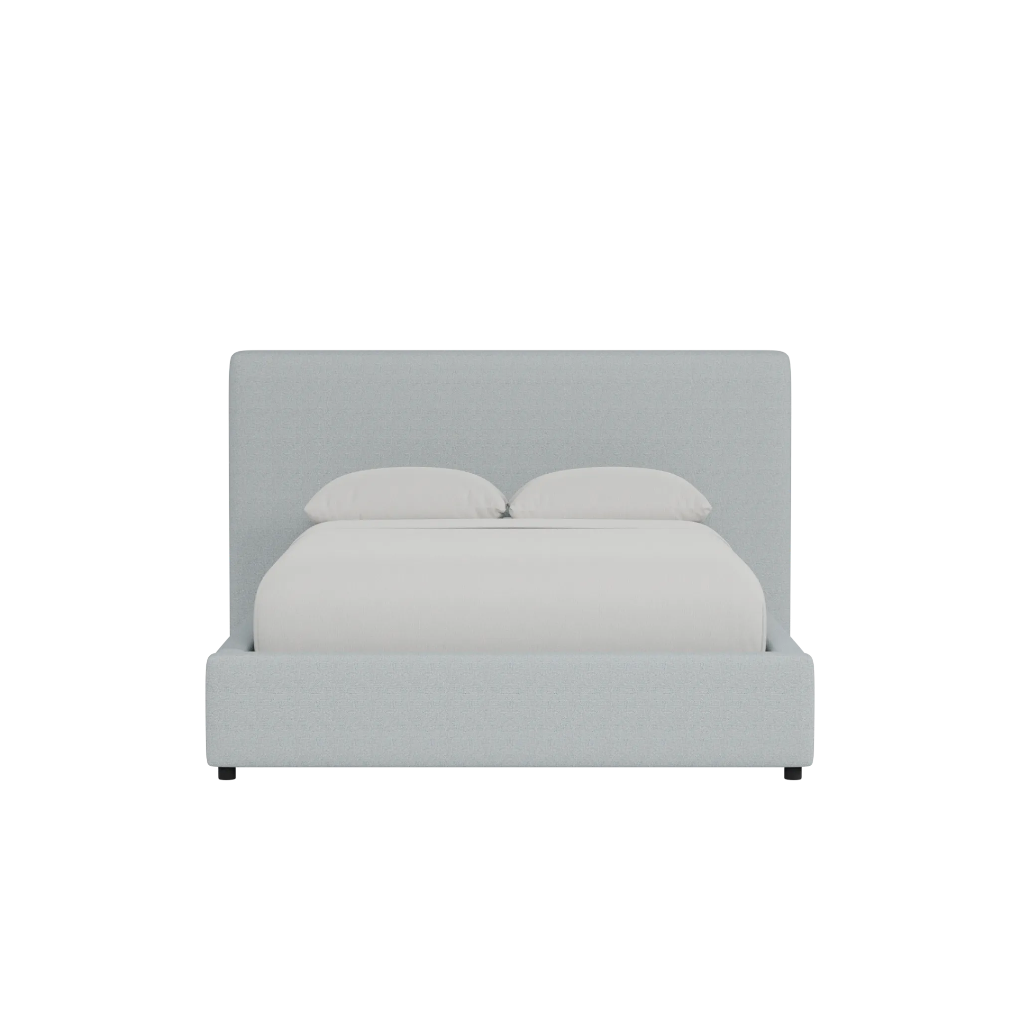 Grayton Natural Beauty Light Blue 44" Upholstered Platform Bed