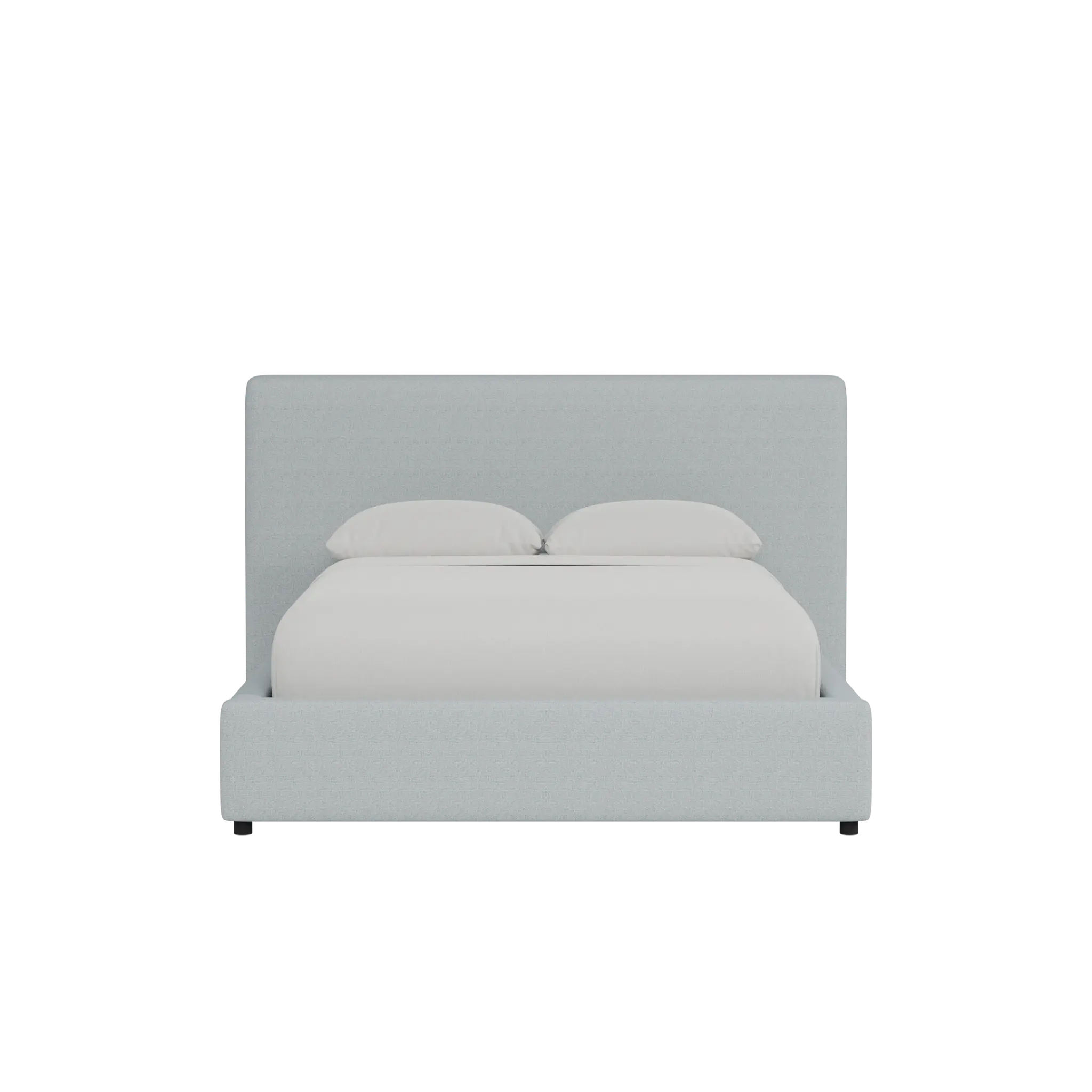 Grayton Natural Beauty Light Blue 44" Upholstered Platform Bed Grayton Natural Beauty Light Blue 44" Upholstered Platform Bed