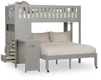 Charleston Gray Loft Bed