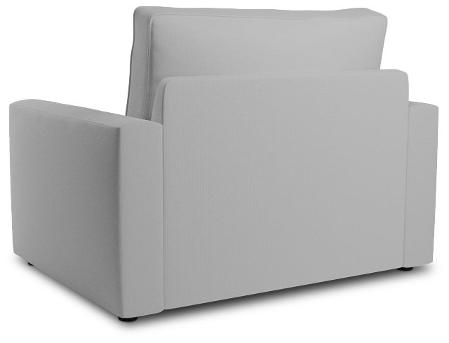 Siesta Suave White Fabric Memory Foam Sleeper