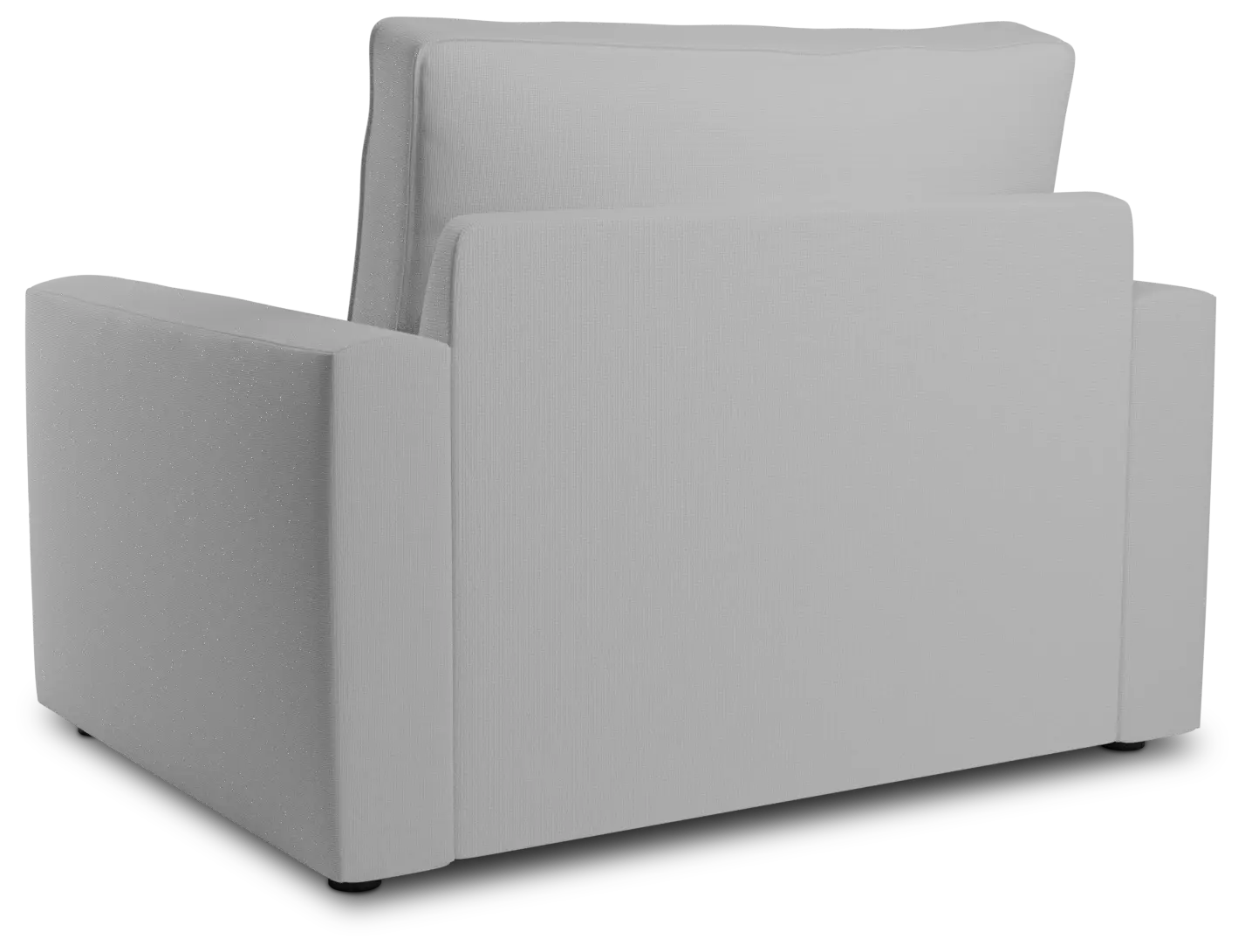 Siesta Suave White Fabric Memory Foam Sleeper Siesta Suave White Fabric Memory Foam Sleeper