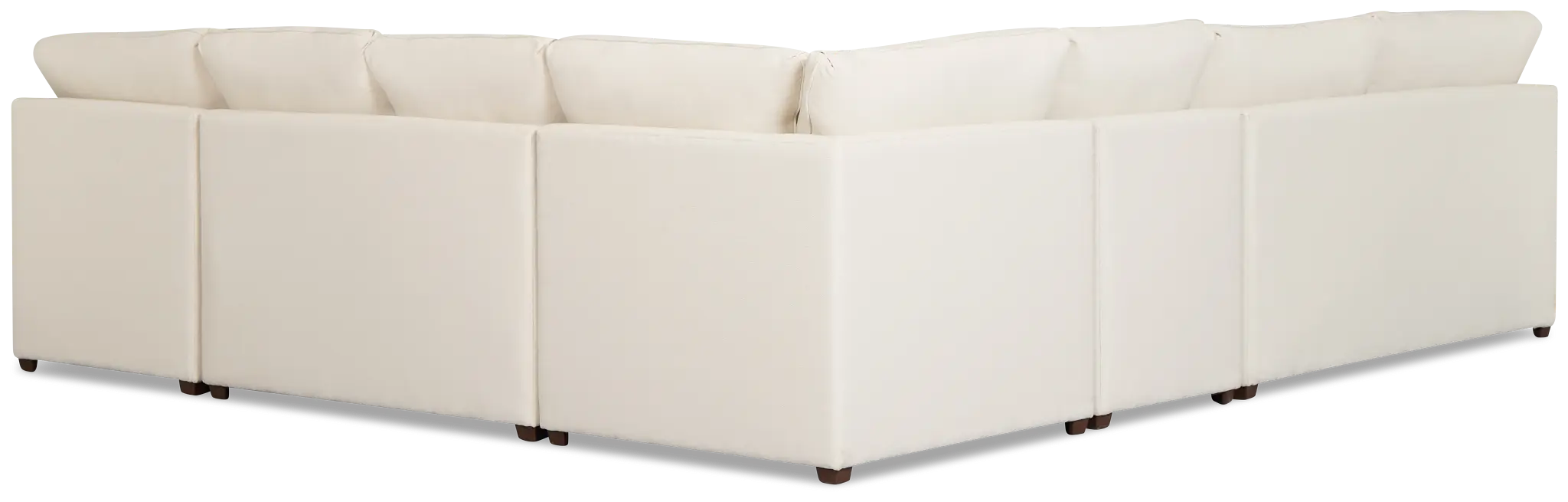 Tate Light Beige Fabric Large Right Chaise Sectional Tate Light Beige Fabric Large Right Chaise Sectional