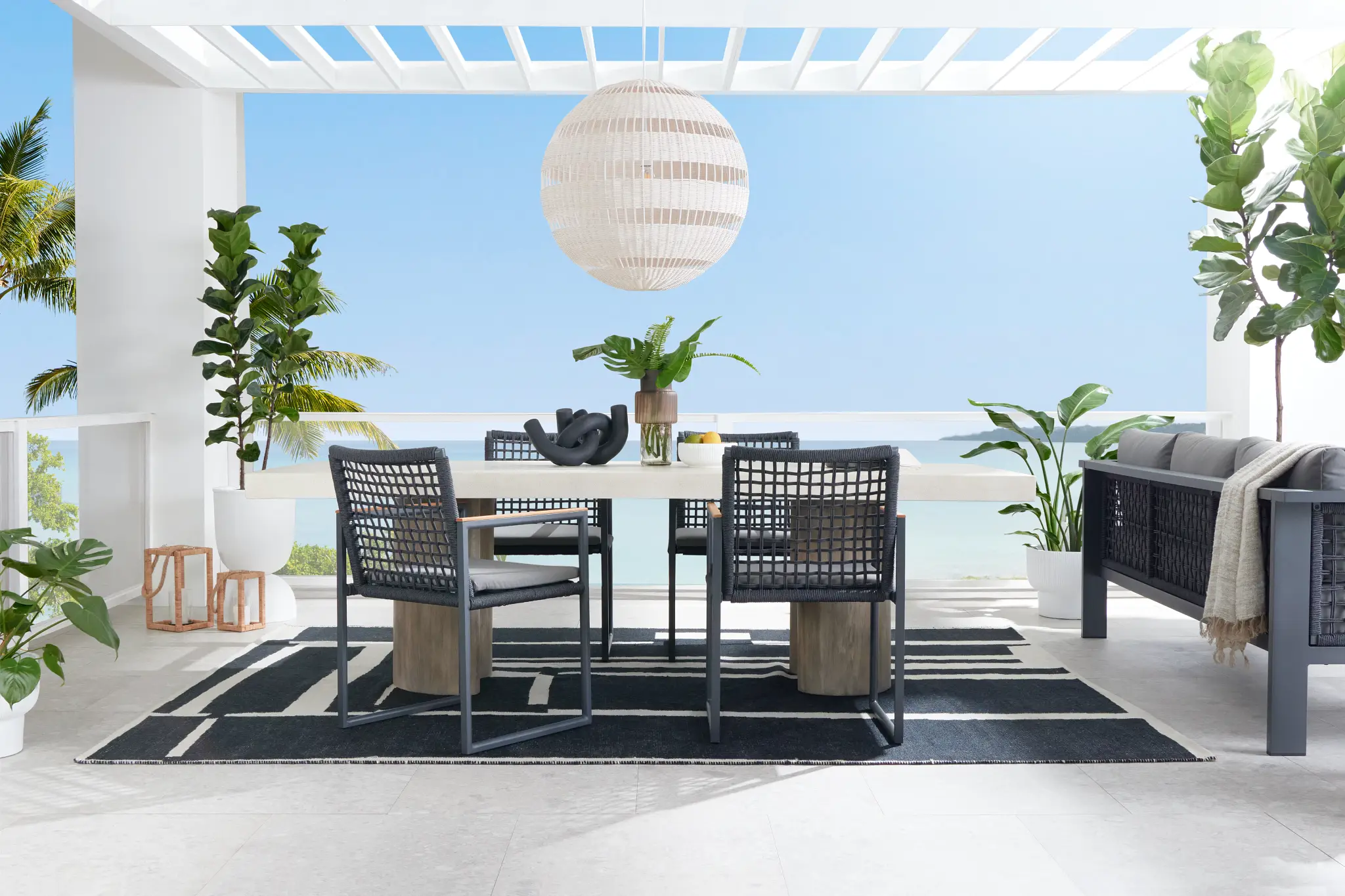 Jensen White Rectangular Table Jensen White Rectangular Table