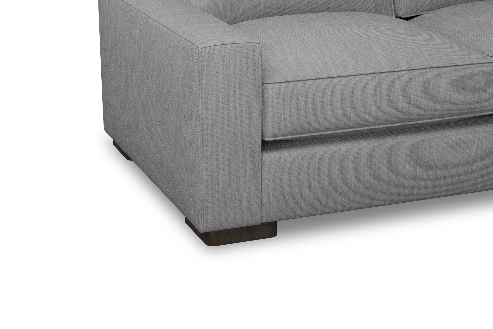 Edgewater Revenue Gray Large Right Chaise Sectional