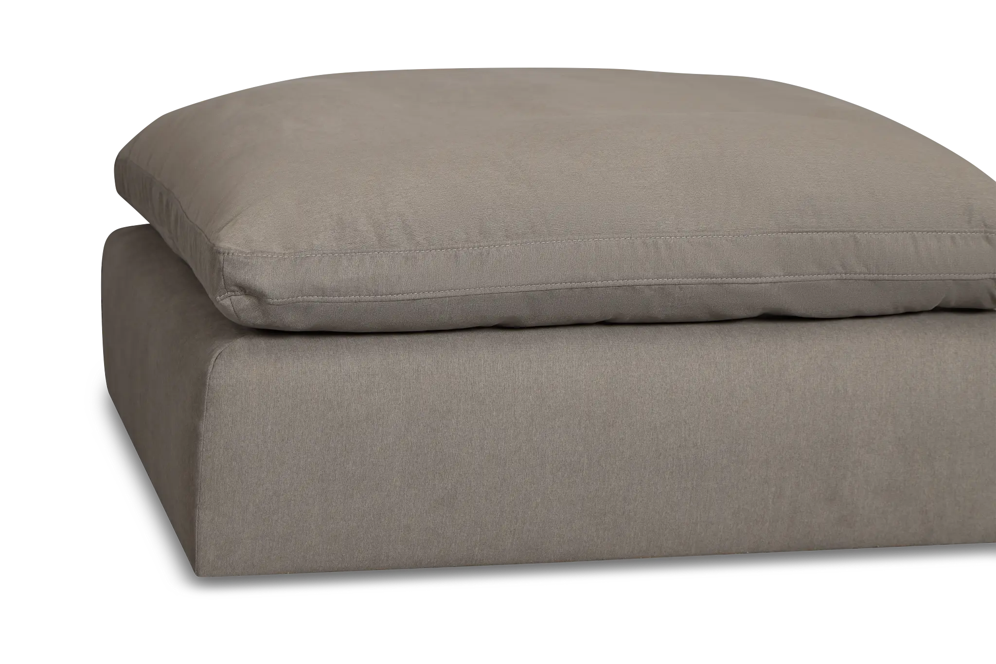 Nixon Light Gray Fabric Cocktail Ottoman Nixon Light Gray Fabric Cocktail Ottoman