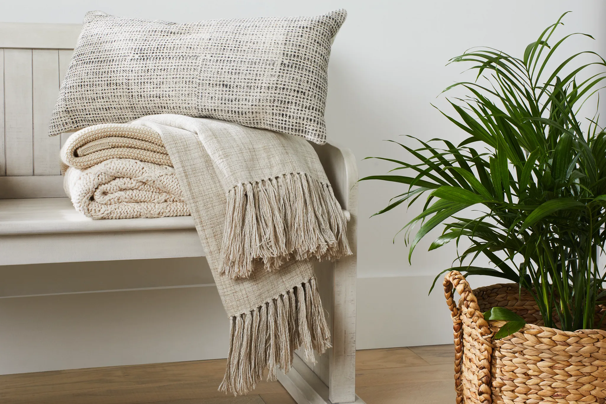 Sonoma Ivory Dining Bench