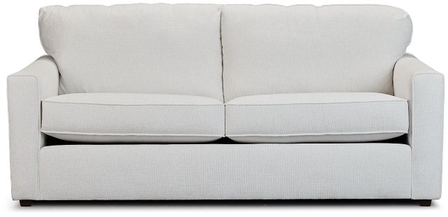 Avalon White Fabric Sofa