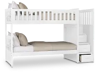 Charleston White Step Bunk Bed