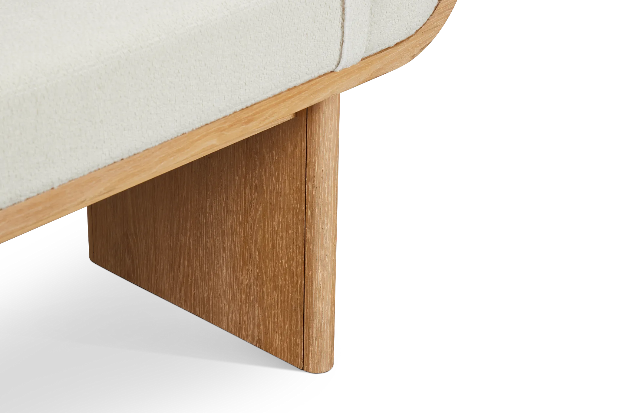 Malibu Light Tone Upholstered Bench