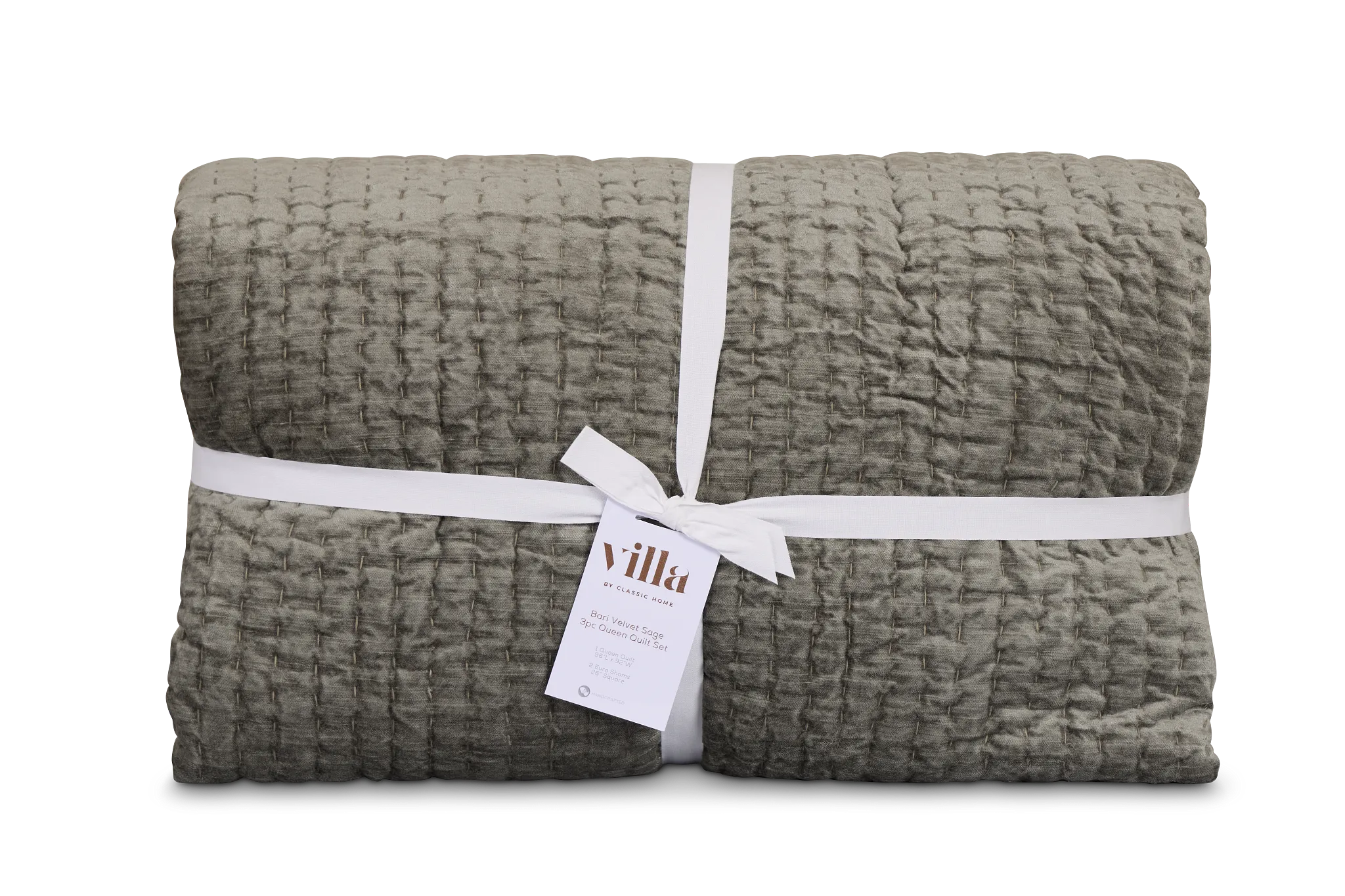 Barin Light Green Coverlet Set