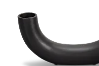 Cresent Black Vase