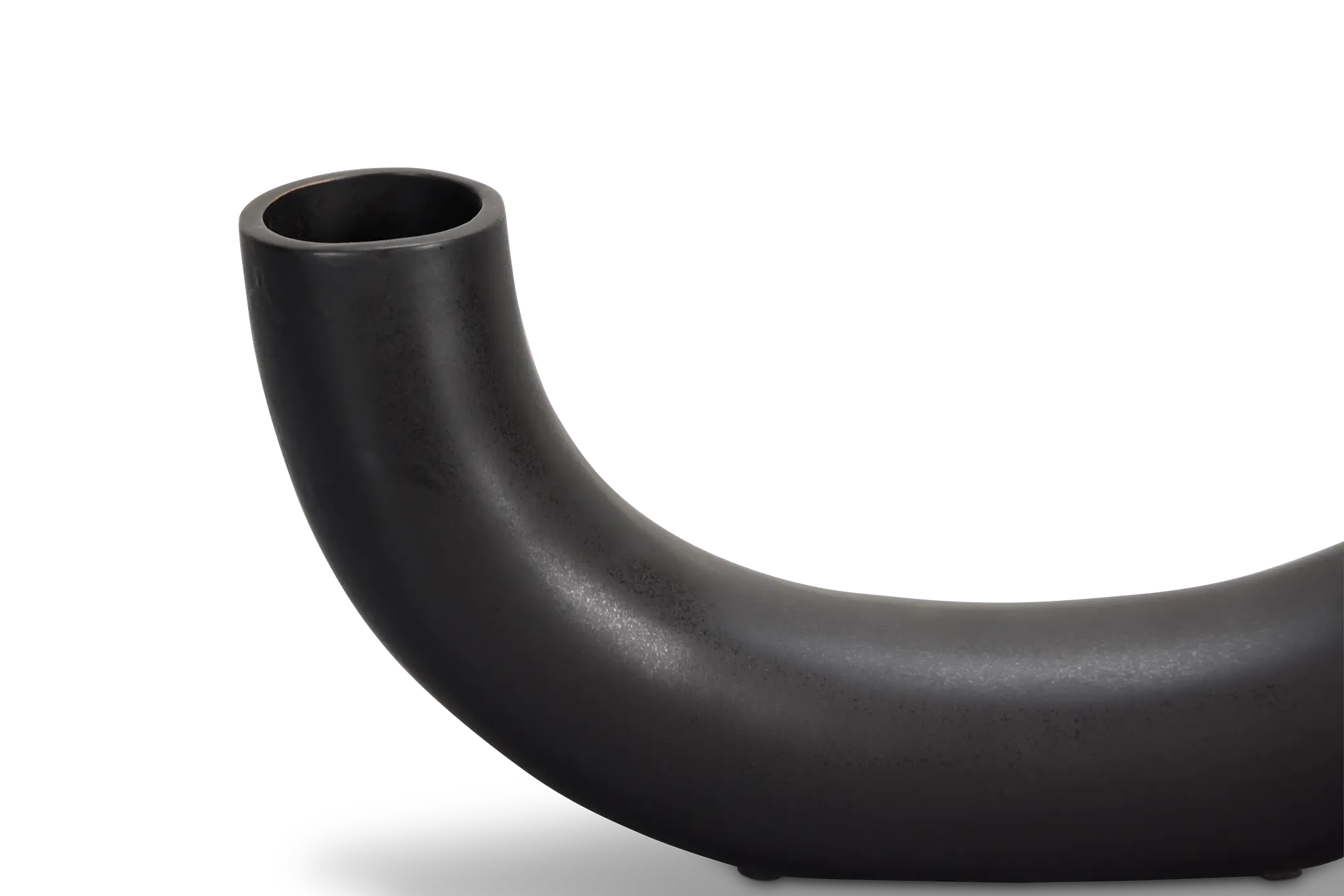 Cresent Black Vase Cresent Black Vase