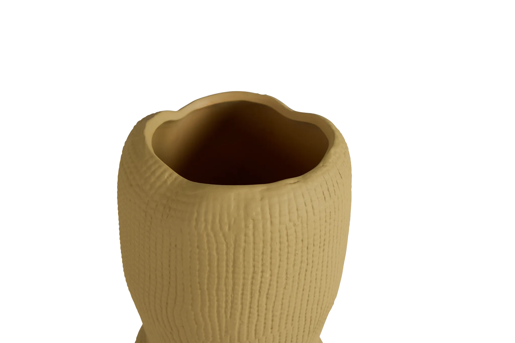 Waffi Beige Small Vase