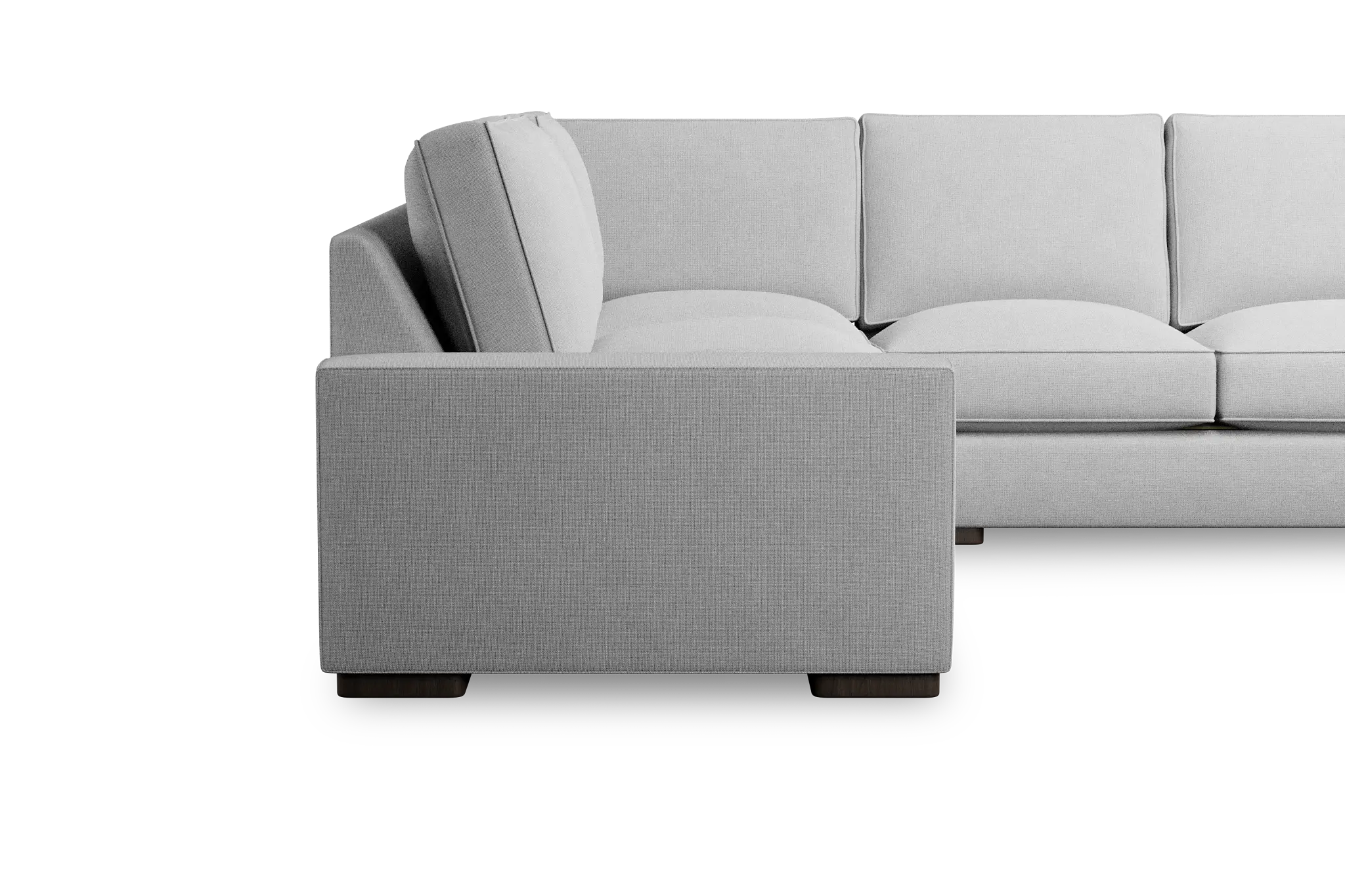 Edgewater Suave Gray Small Two-arm Sectional Edgewater Suave Gray Small Two-arm Sectional