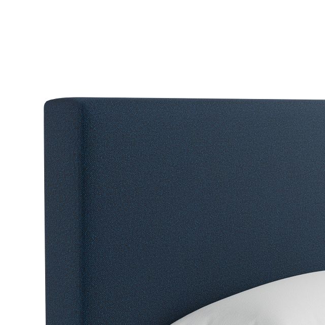Grayton Elite Navy 54" Upholstered Platform Bed