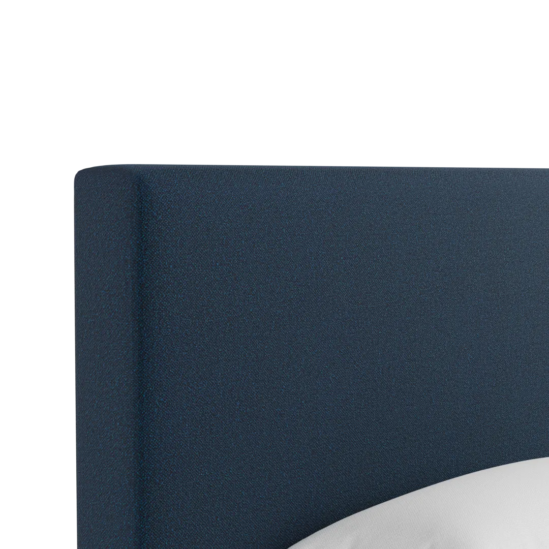 Grayton Elite Navy 54" Upholstered Platform Bed