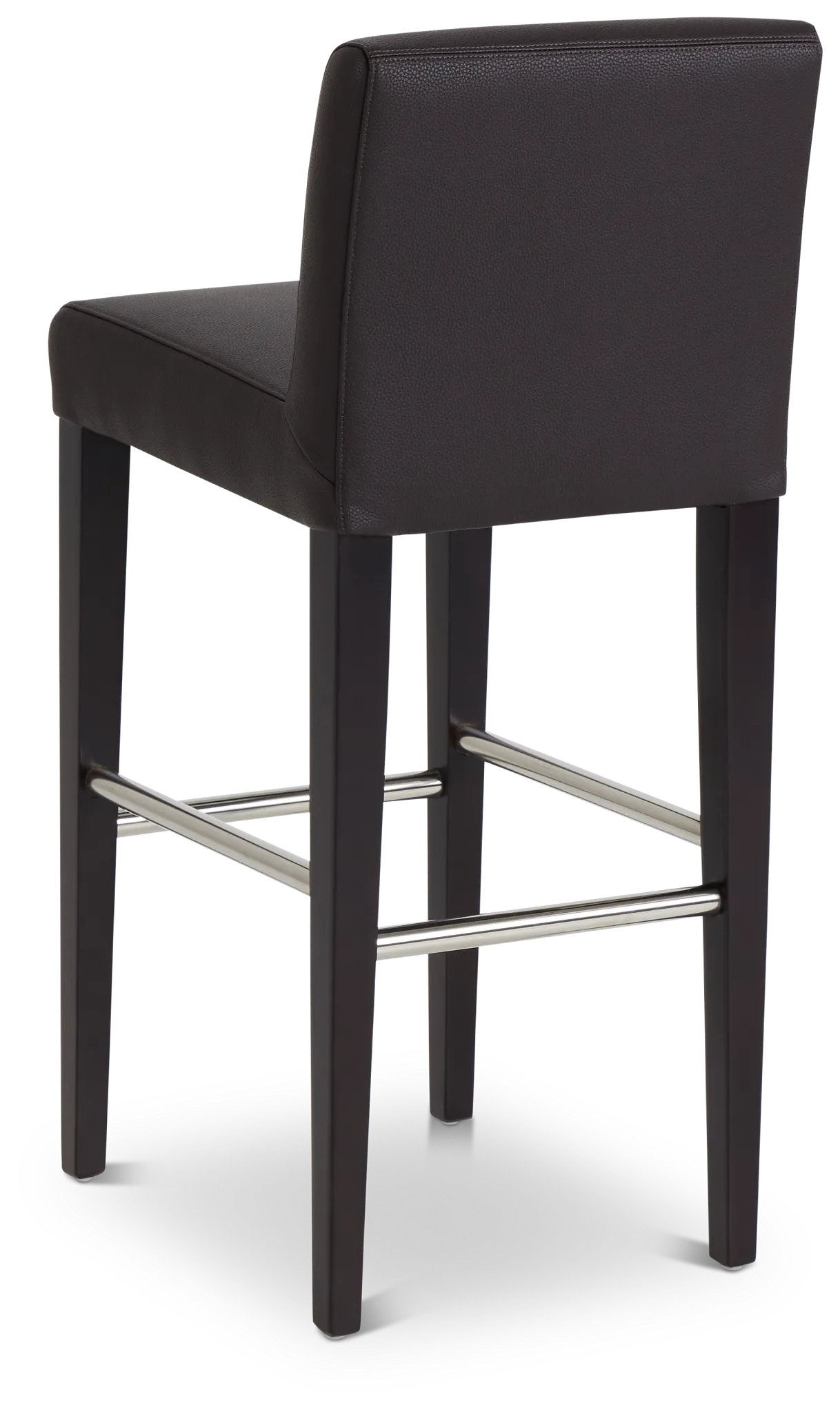 Cane Dark Brown Micro 30" Upholstered Barstool
