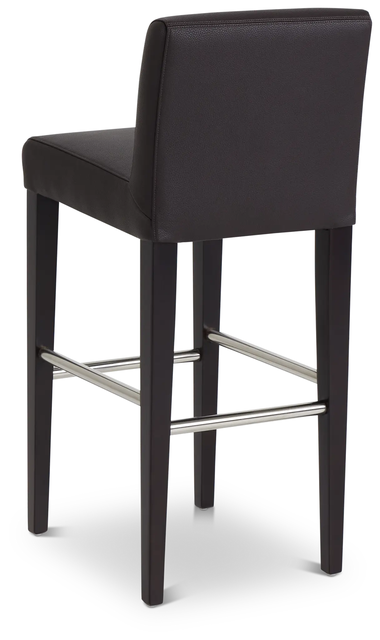 Cane Dark Brown Micro 30" Upholstered Barstool Cane Dark Brown Micro 30" Upholstered Barstool