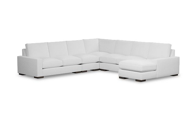 Edgewater Peyton White Large Right Chaise Sectional