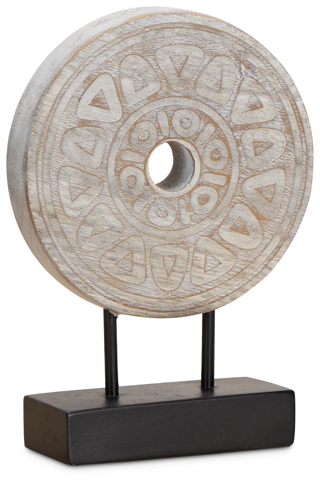 Rusty White Small Tabletop Accessory Rusty White Small Tabletop Accessory