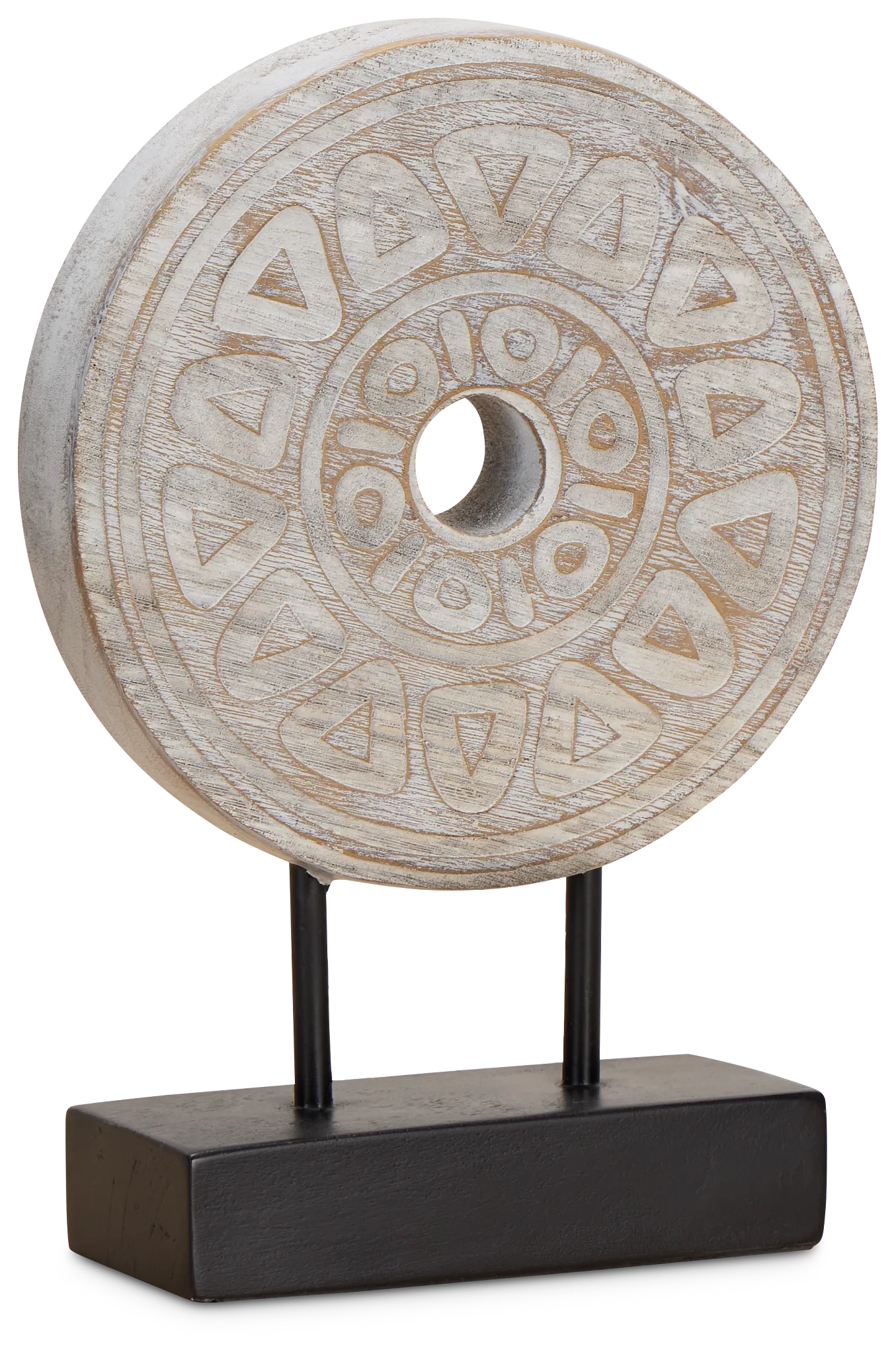 Rusty White Small Tabletop Accessory