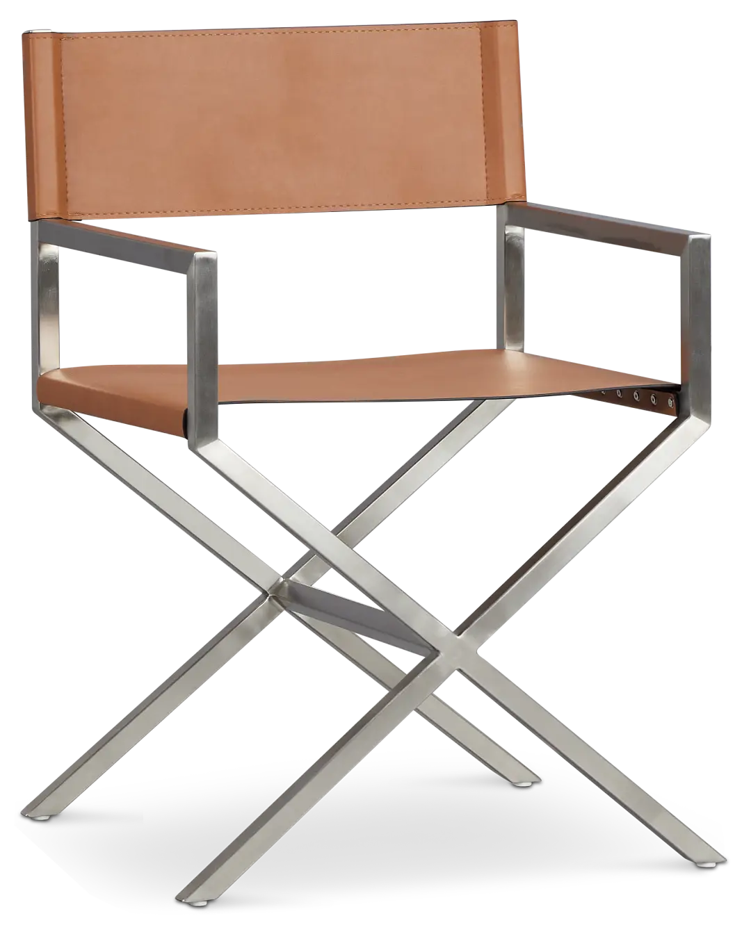 Haven Brown Chrome Upholstered Arm Chair Haven Brown Chrome Upholstered Arm Chair