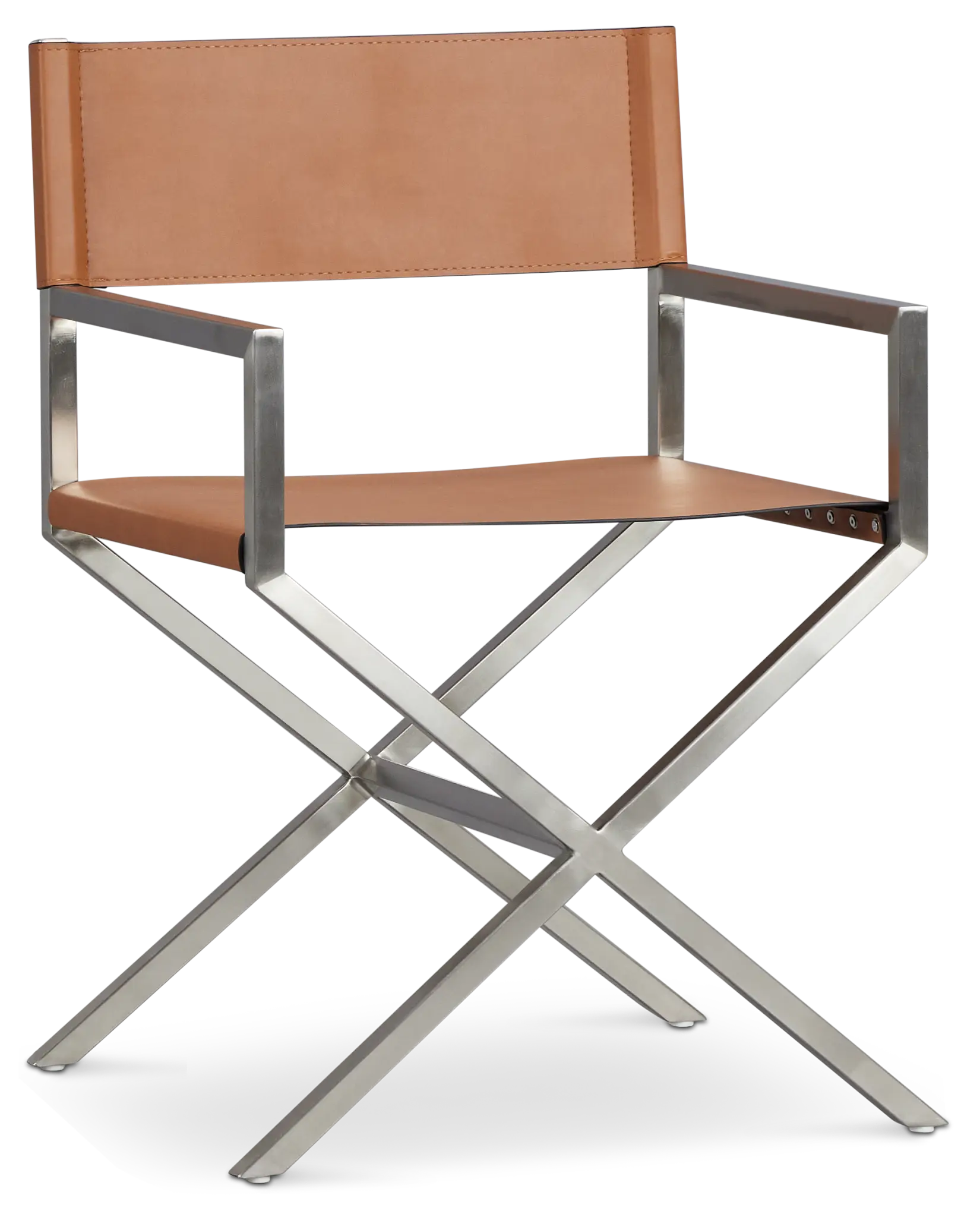 Haven Brown Chrome Upholstered Arm Chair Haven Brown Chrome Upholstered Arm Chair