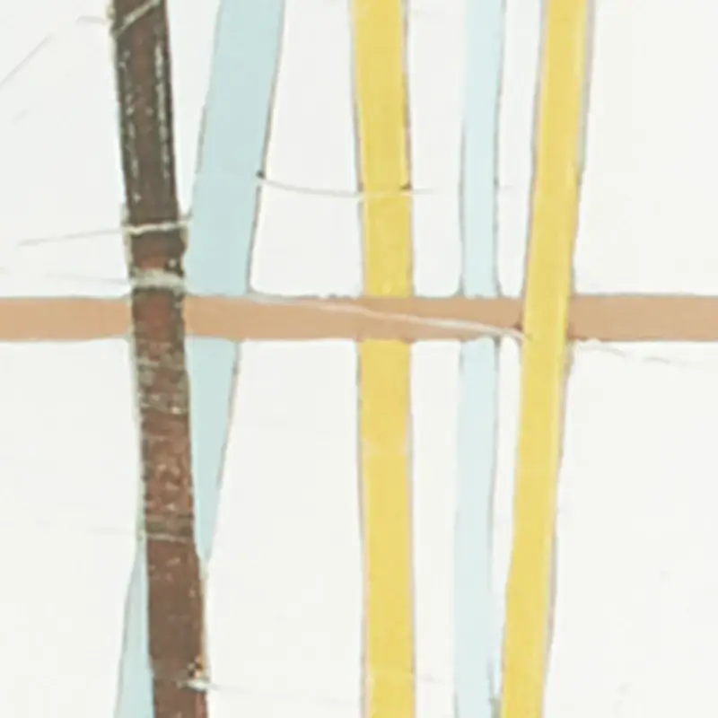 MULTI Linear Multicolored Framed Wall Art