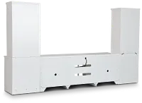 Newport White Large Drawer Entertainment Wall