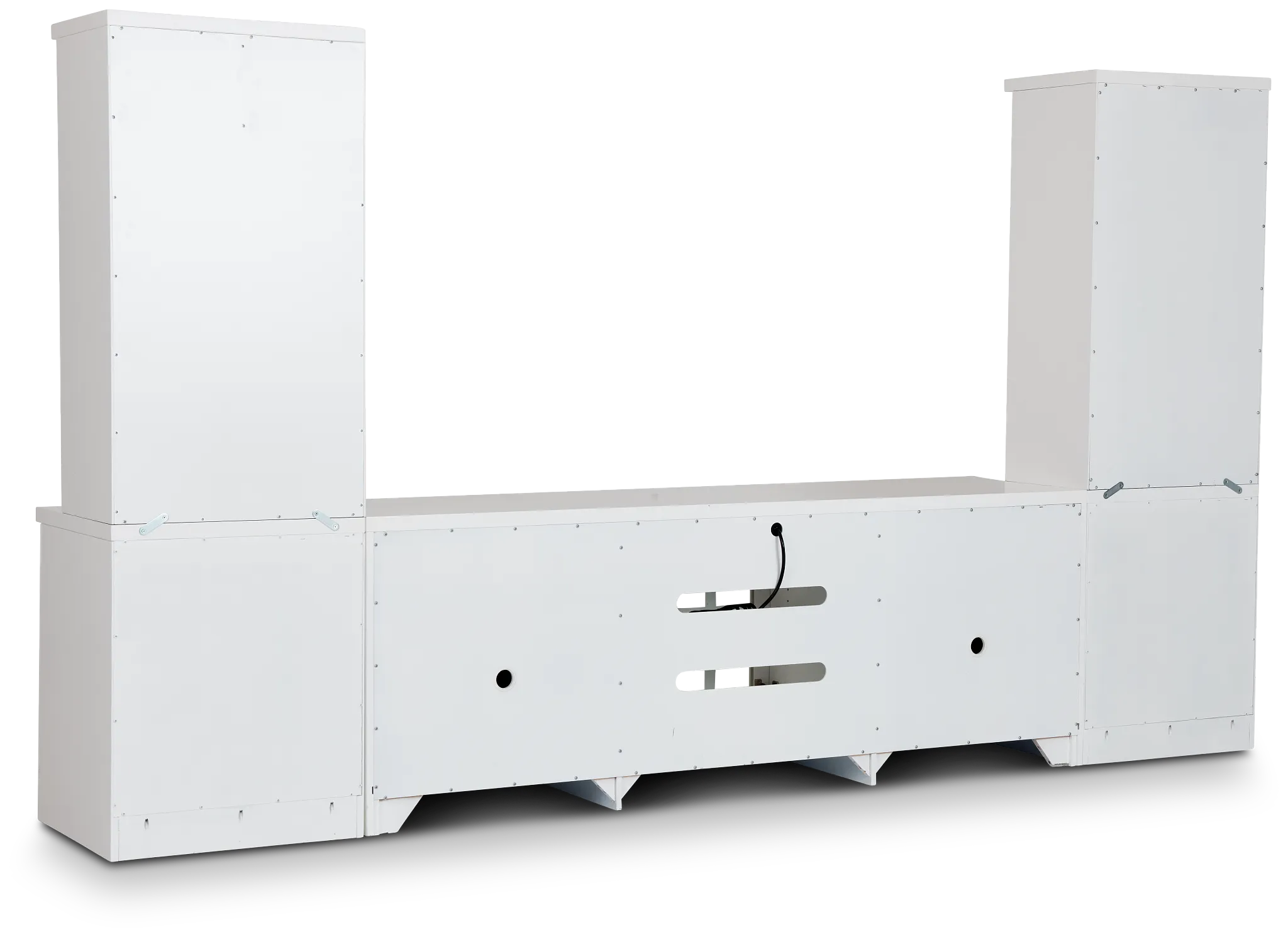 Newport White Large Drawer Entertainment Wall