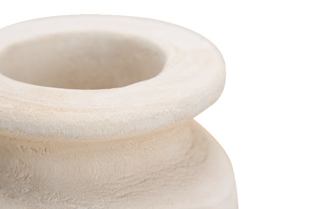 Elza White 7" Vase