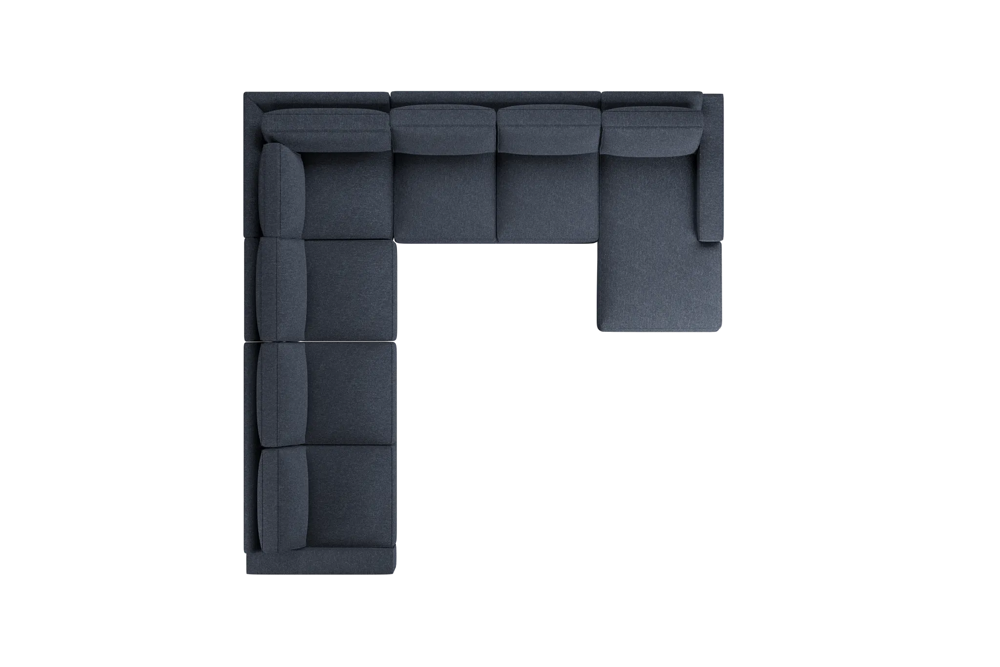 Edgewater Maguire Blue Large Right Chaise Sectional