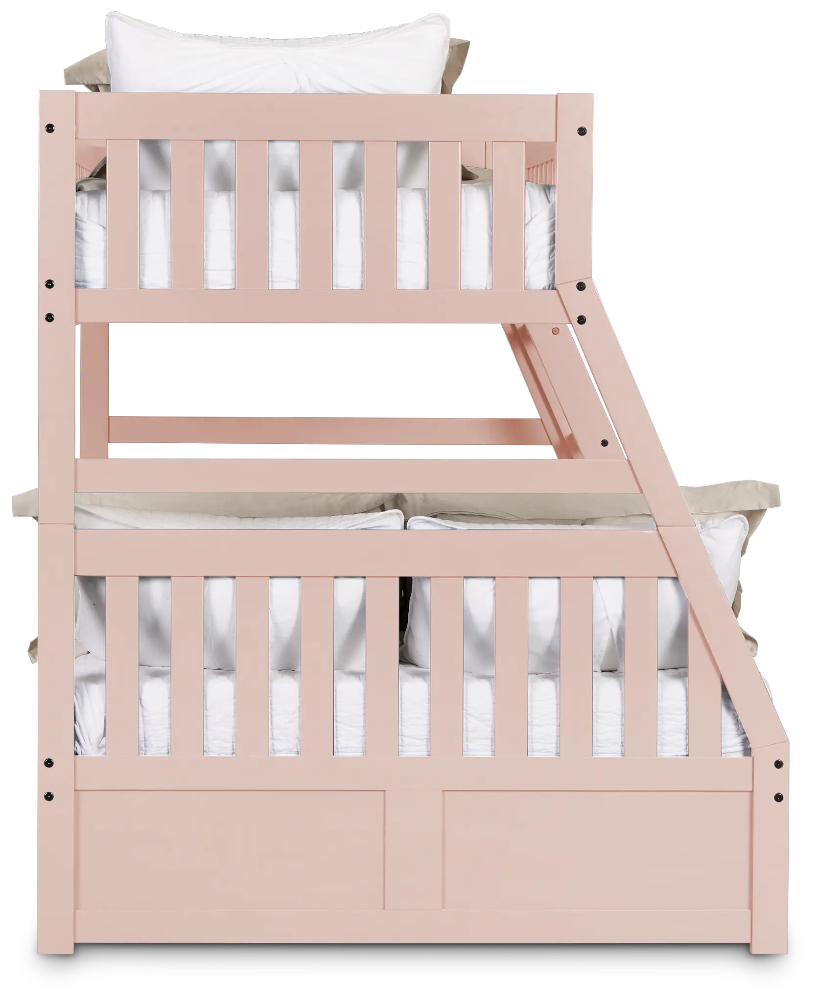 Charleston Pink Trundle Bunk Bed Charleston Pink Trundle Bunk Bed