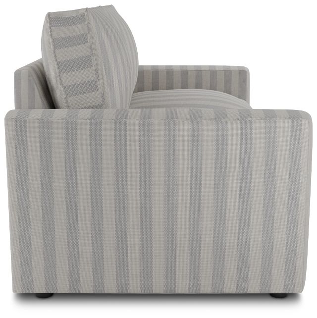 Siesta Sea Lane Light Gray Fabric Loveseat
