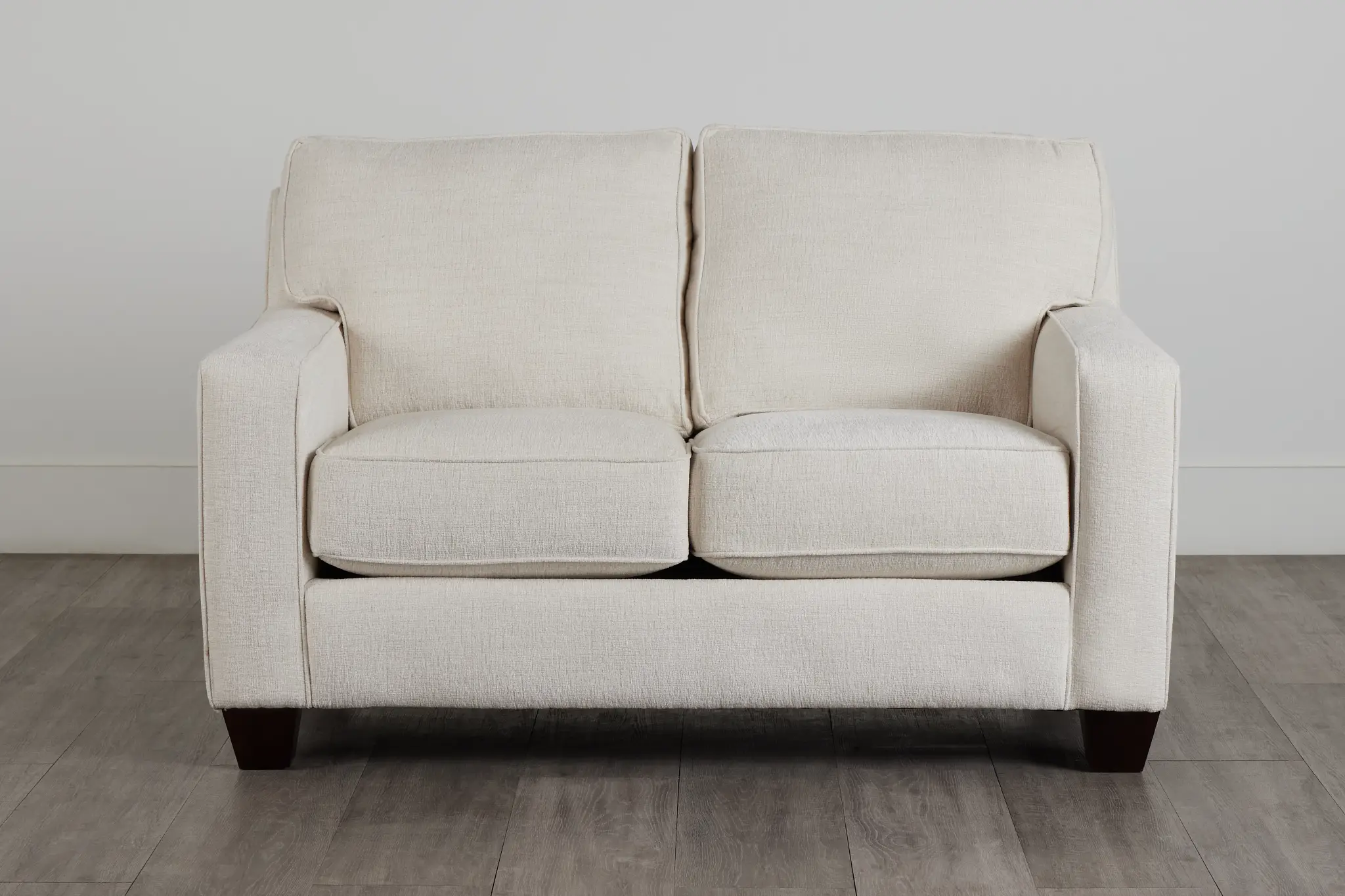 Andie White Fabric Loveseat Andie White Fabric Loveseat