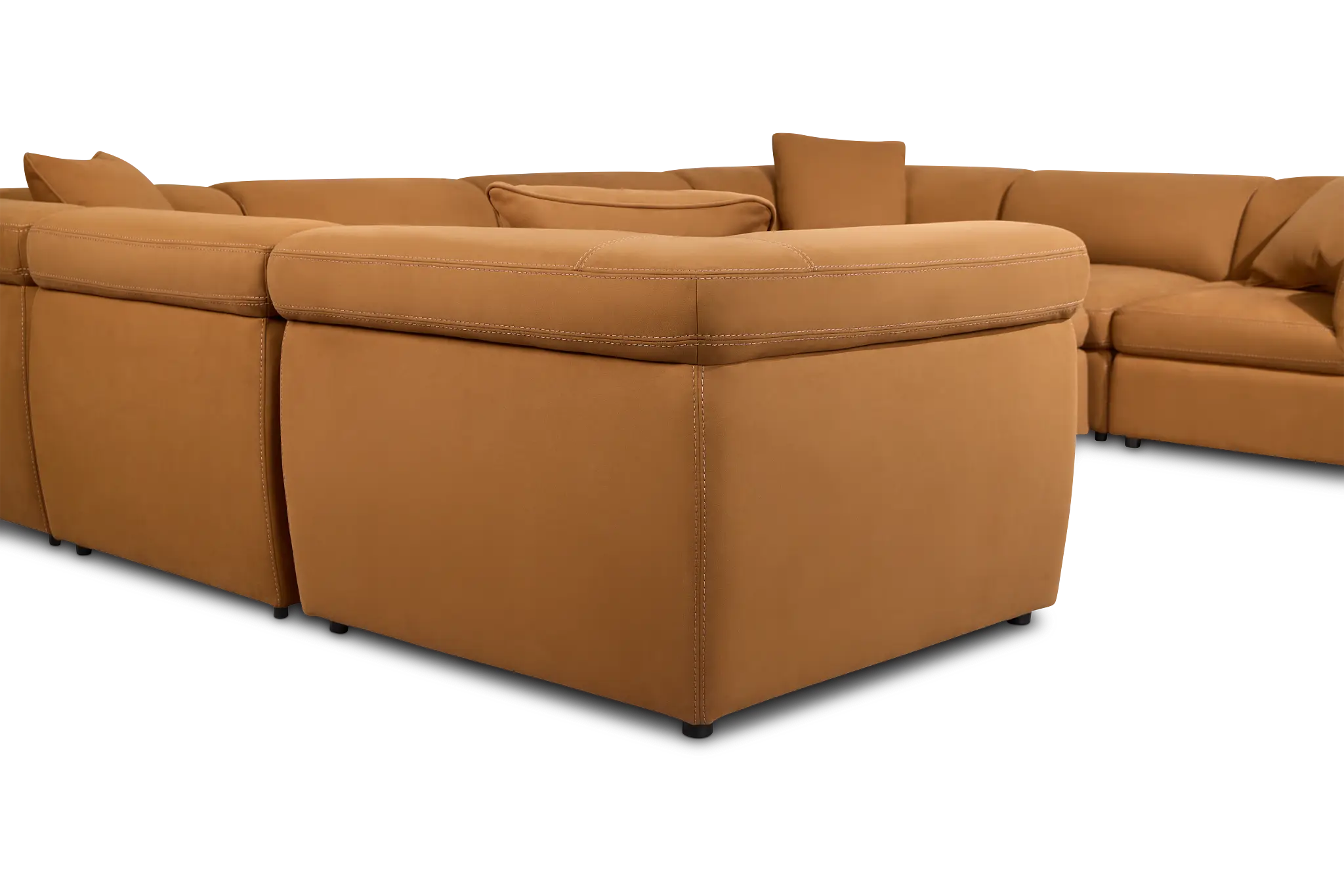 Aria Medium Brown Micro Immersive 10-piece Pit Sectional W/2 Speakers Aria Medium Brown Micro Immersive 10-piece Pit Sectional W/2 Speakers