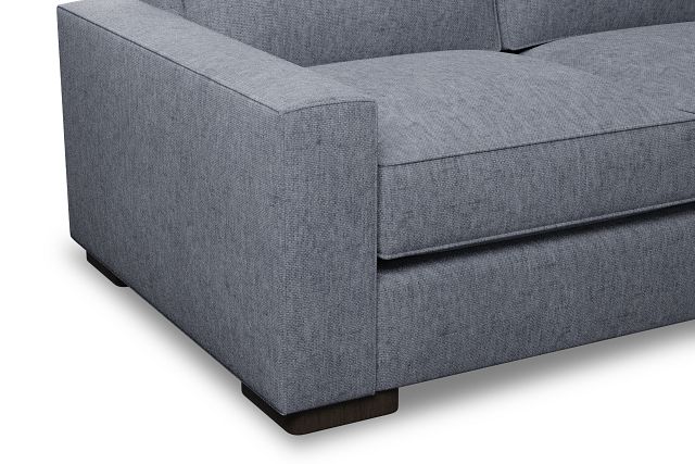 Edgewater Elevation Gray 96" Sofa W/ 3 Cushions