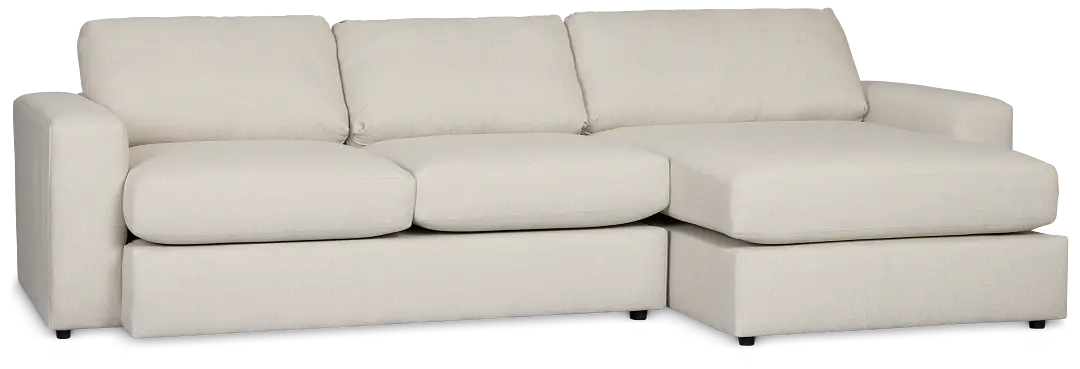 Brantley Light Beige Fabric Right Chaise Sectional Brantley Light Beige Fabric Right Chaise Sectional