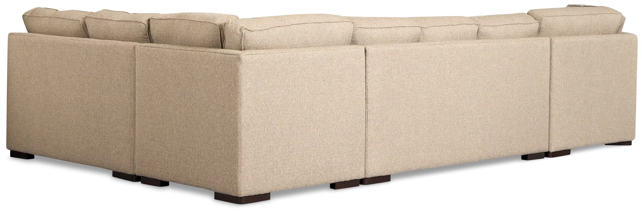 Sinclair Brown Fabric Left Cuddler Memory Foam Sleeper Sectional Sinclair Brown Fabric Left Cuddler Memory Foam Sleeper Sectional