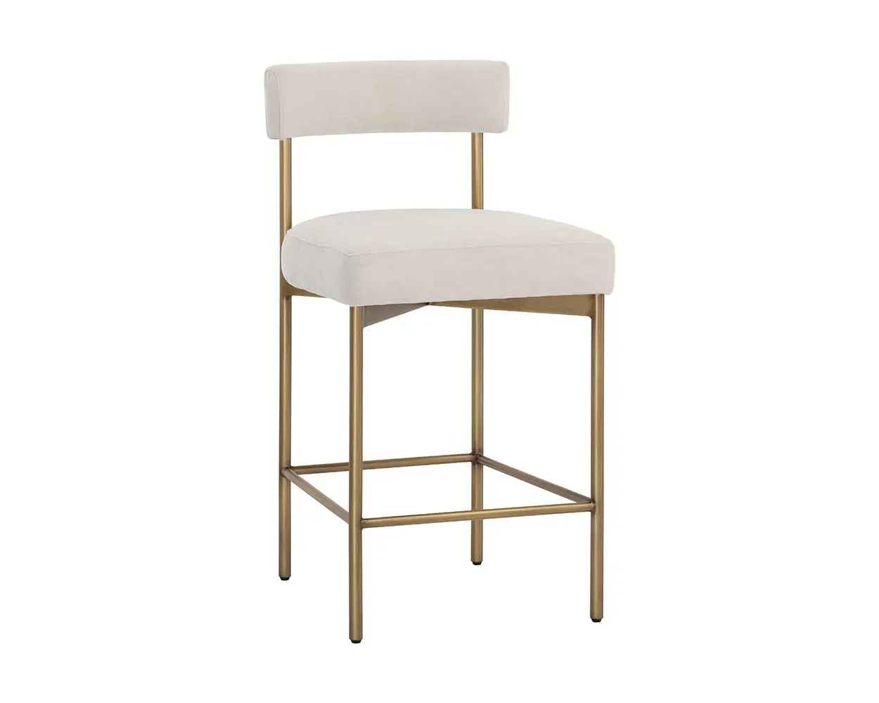 Mabel Ivory 24" Upholstered Barstool Mabel Ivory 24" Upholstered Barstool