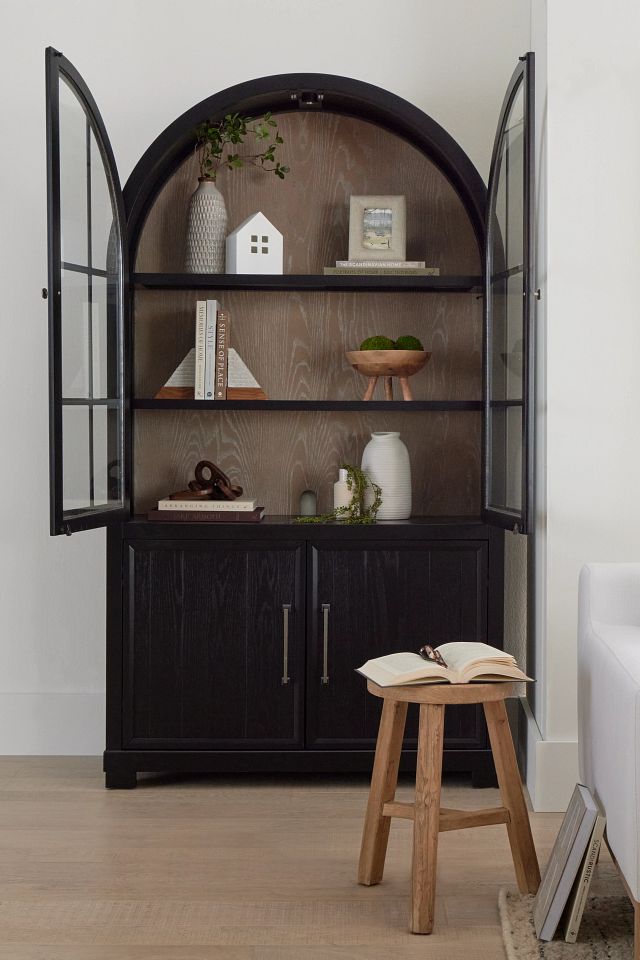 Southlake Black China Cabinet