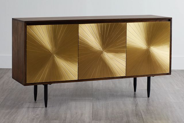 Rorie Gold Credenza