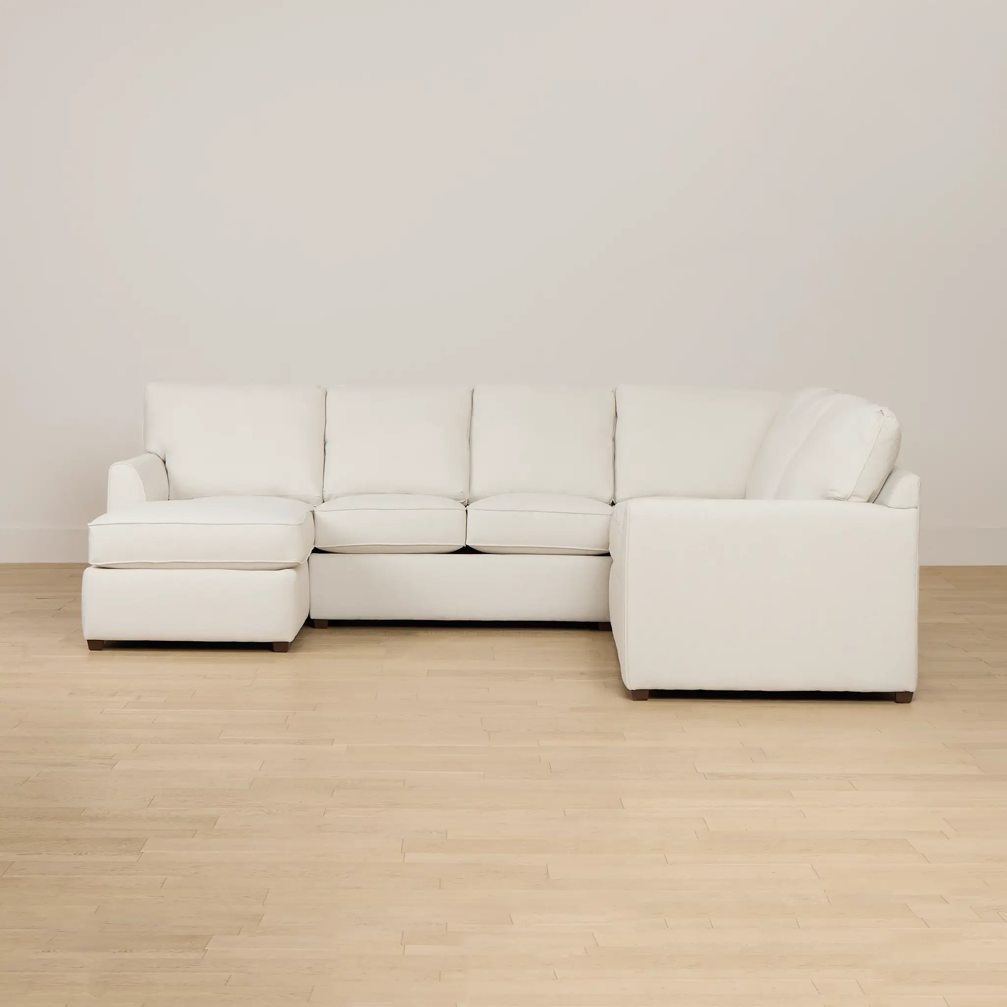 Tate Light Beige Fabric Medium Left Chaise Sectional Tate Light Beige Fabric Medium Left Chaise Sectional