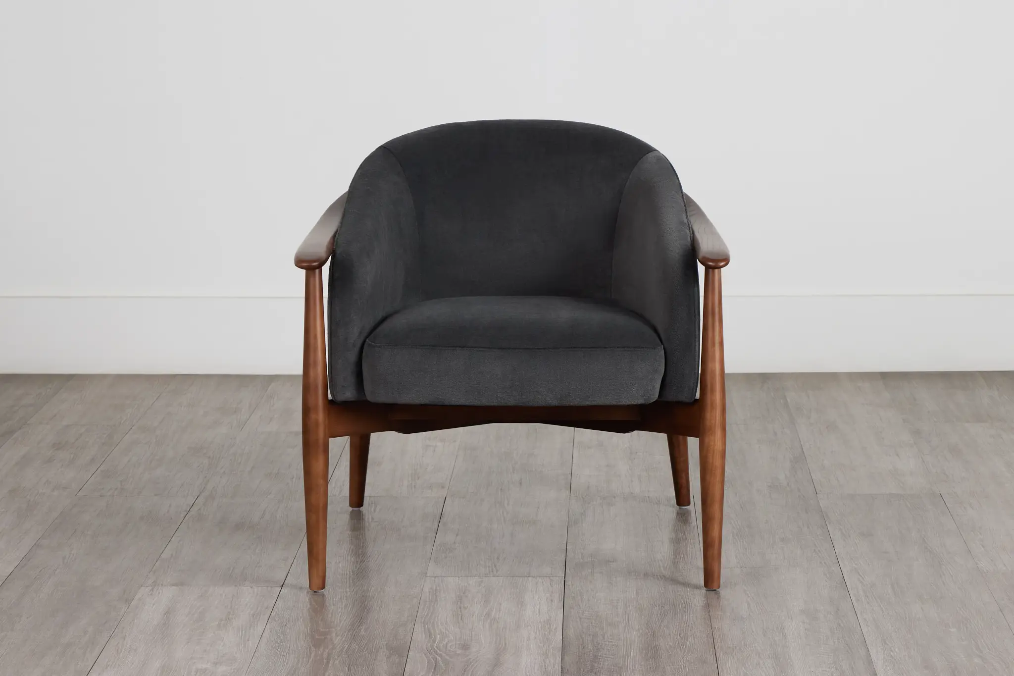 Nova Dark Gray Velvet Accent Chair Nova Dark Gray Velvet Accent Chair