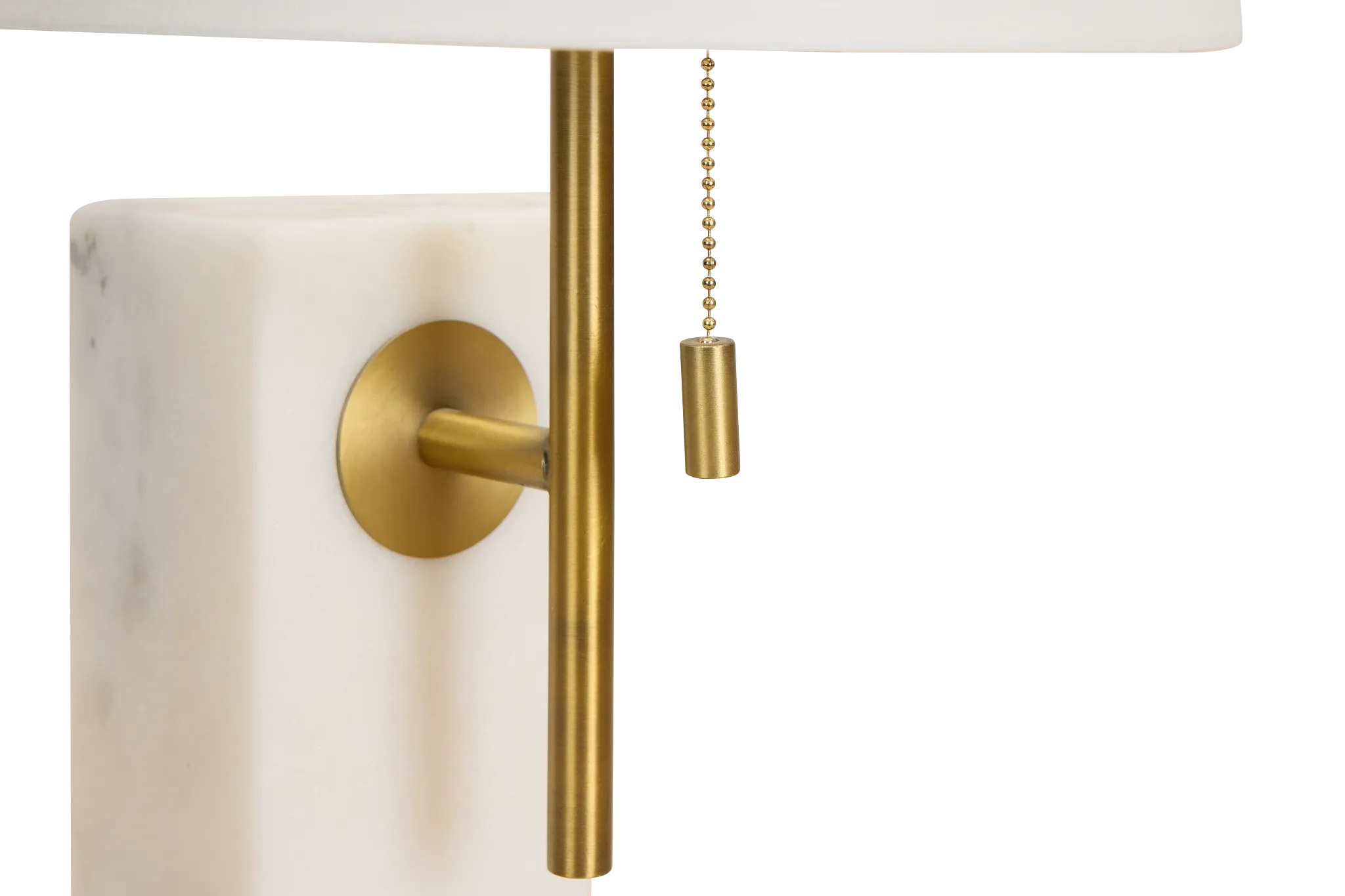 Aria White Marble Table Lamp